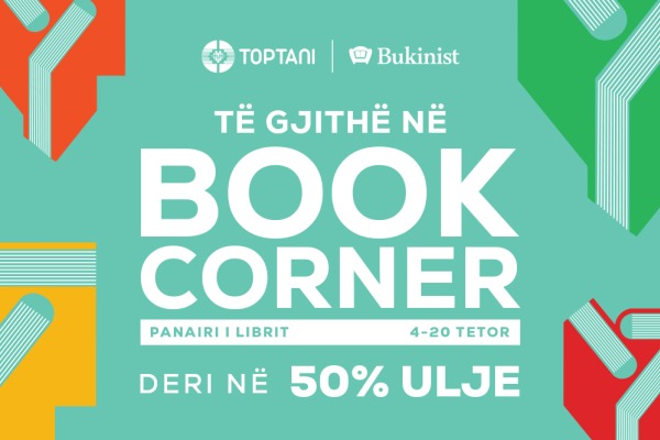 Panairi i Librit në Toptani: “Të gjithë në Bookcorner”