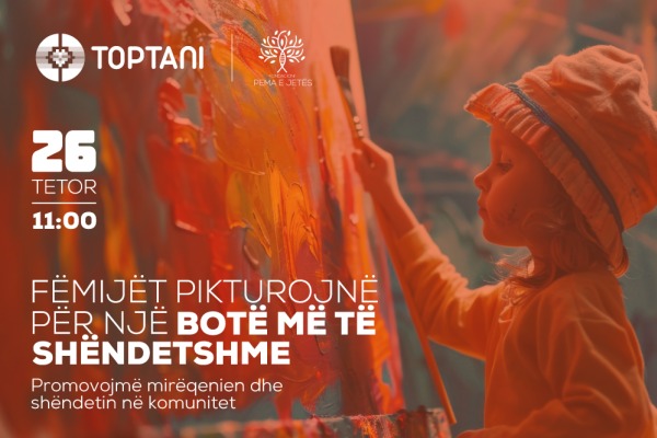 "Create with Love, Live Healthy!" - Toptani supports children through Art and Education